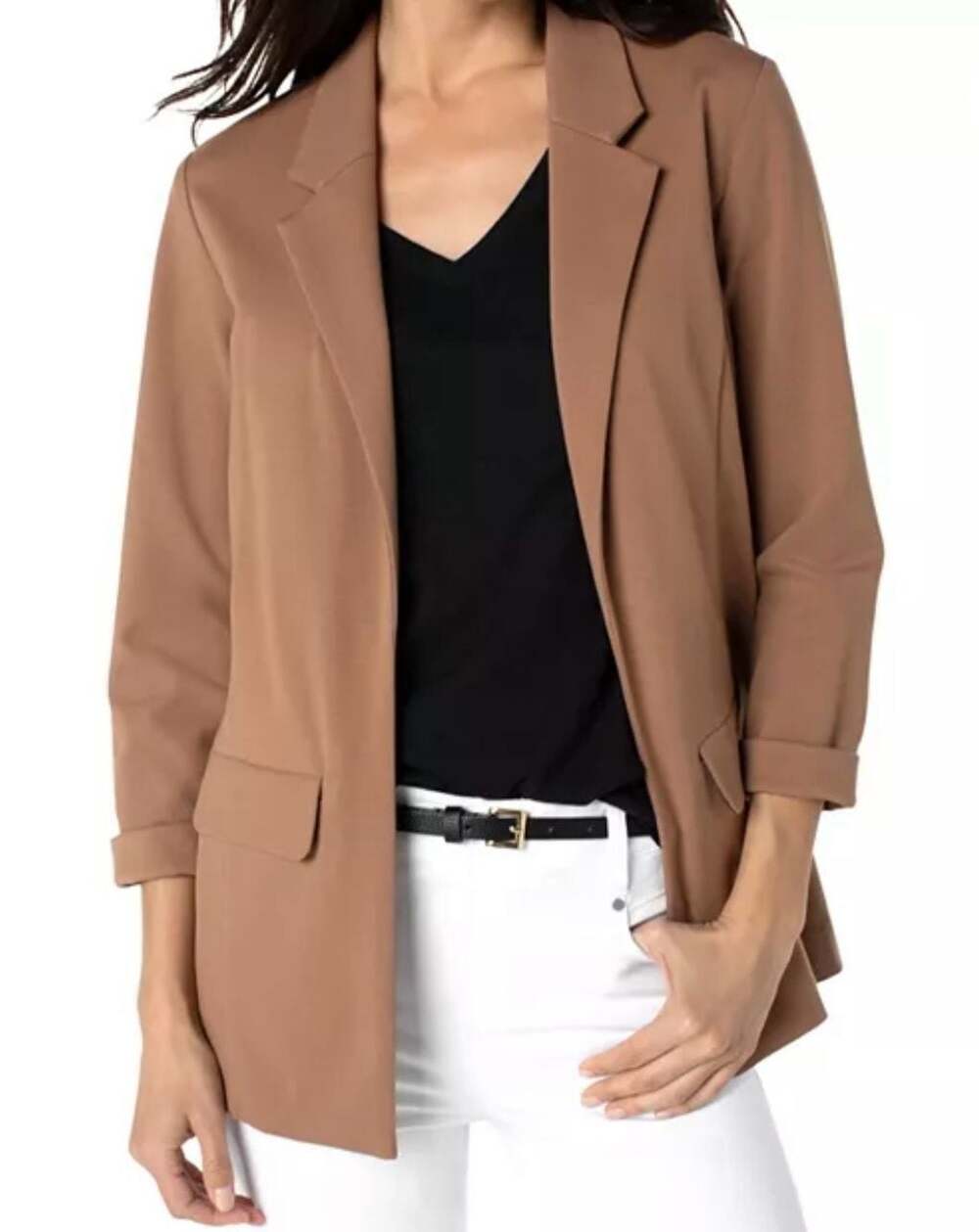 Liverpool Los Angeles Maple Knit Boyfriend Blazer S